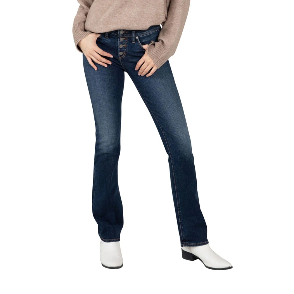 Silver Jeans Mid Rise Slim Bootcut